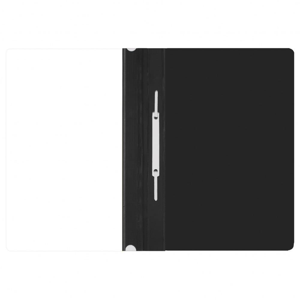 Aktenbuch aus Hart-PVC für Dokumente im A4-Format, schwarz, STARPAK 108717